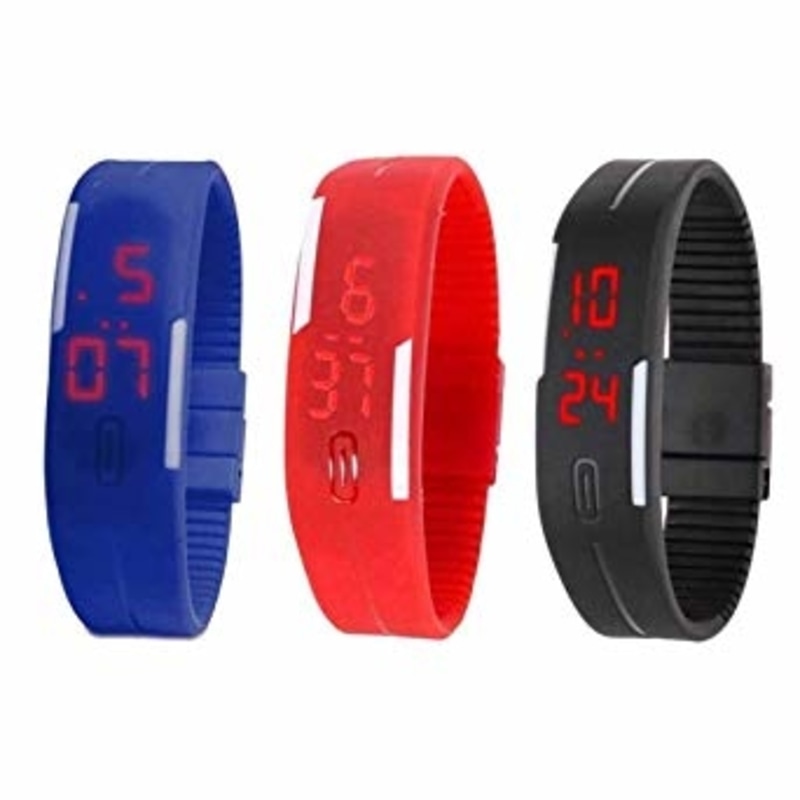 Men's LED Silicon Wrist Watch
