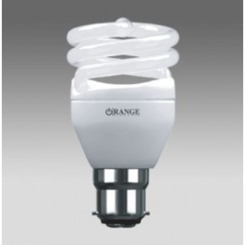Orange CFL 15W Warm White Half Full Spiral E27 (XHF-S15WM)