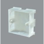 Orange Single Sunk Mounting Box 35mm Depth