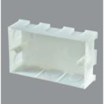 Orange Twin Sunk Type Mounting Box