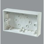 Orange Twin Surface Type Mounting Box