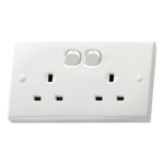 Orange Casablanca X5 13A Twin Switched Socket Outlet (100-1170)