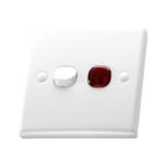 Orange Casablanca X5 20A D/Pole Switch & Neon (100-0330)
