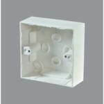 Orange Single Surface Mounting Box 30mm Depth