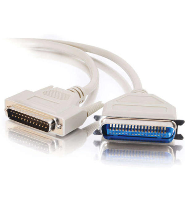 1.5M DB25 25 Pin Male to Female Serial Parallel Printer Extension Cable