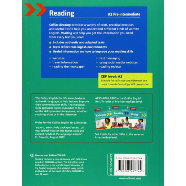 Collins English for Life Reading A2 Pre-intermediate