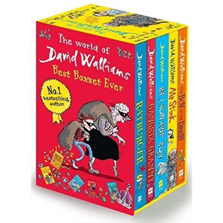 David Walliams Series 1 - Best Box Set Ever 5 Books Collection Set ...