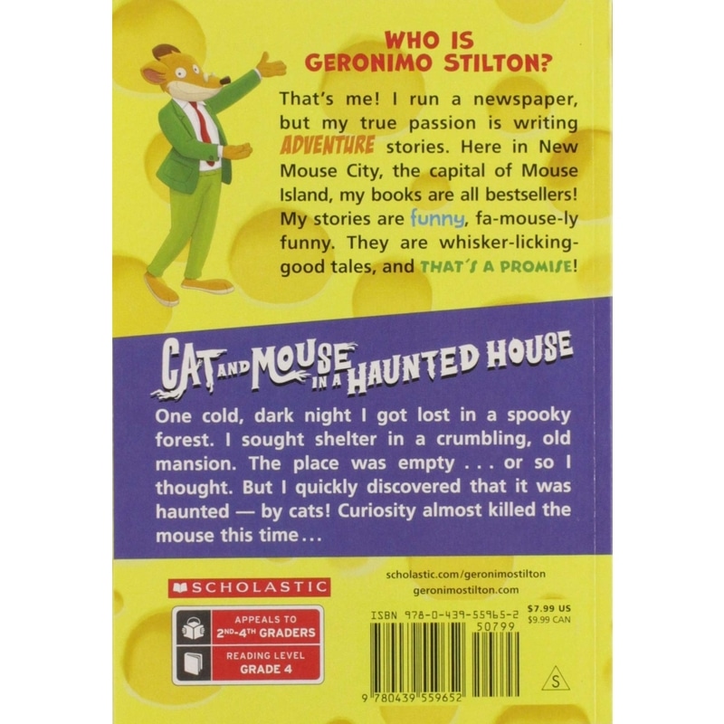 Geronimo Stilton Cat And Mouse In A Haunted House 3 Jungle Lk