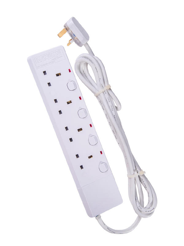 Kevilton 4 Way Trailer Socket Extension - 5m