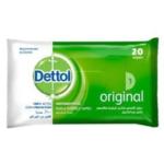 Dettol Anti-Bacterial Multi-Use Wipes Original – 20 Wipes