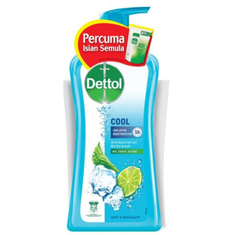 Dettol Cool Antibacterial Bodywash 950ml + 250ml Cool