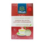 Dilmah Pure Ceylon Green Tea With Cinnamon – 20 Tea Bags