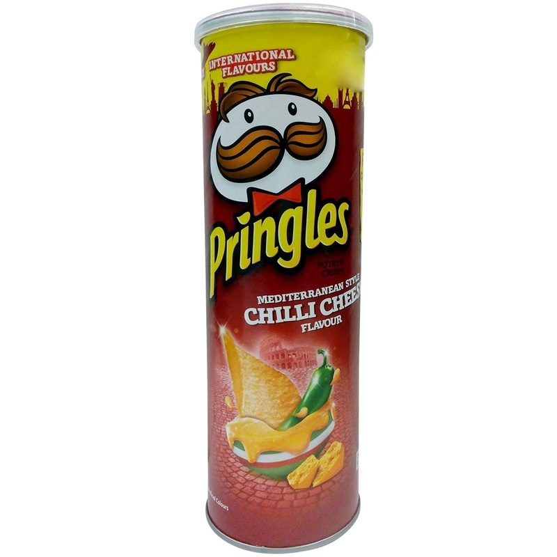Pringles Potato Chips - Chilli Cheese Flavour - 110g - Jungle.lk