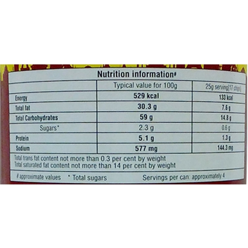 Pringles Potato Chips - Chilli Cheese Flavour - 110g