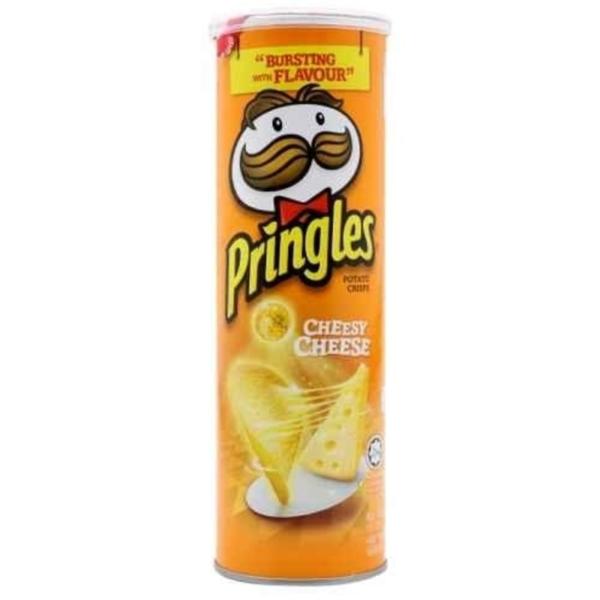 Pringles Potato Crisps Cheesy Cheese Flavor - 110g - Jungle.lk
