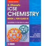 S.Chands ICSE Chemistry Book I for Class IX