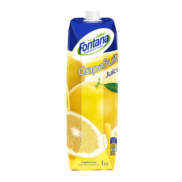 Fontana Grapefruit Juice 100 Natural 1L Jungle.lk