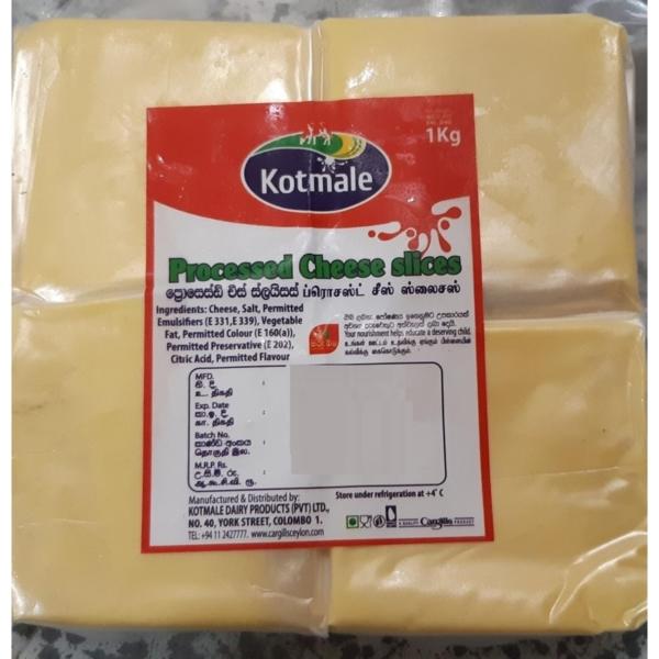 Kotmale Processed Cheese Slices - 1Kg