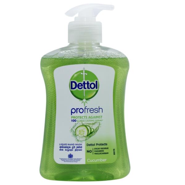 Dettol Pro Fresh Cucumber Hand Wash With Pump - 200ml