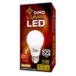 Dimo Lumin LED A3 Bulb E27 5W Warm White – Screw Type