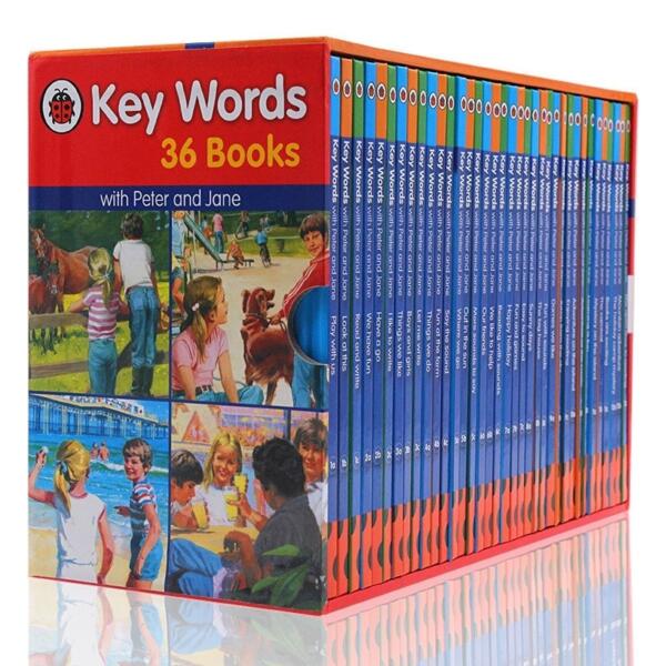 Ladybird Key Words Collection x36 with Peter and Jane