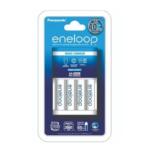 Panasonic Eneloop (BQ-CC18) Basic Charger 10h + 4 AA Rechargeable Batteries – K-KJ18MCC40T