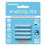 Panasonic Eneloop Lite AAA Rechargeable Battery 4 PCS (600 mAh) – BK-4LCCE/4BT