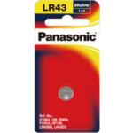 Panasonic Micro Alkaline Coin – LR-43PT/1B