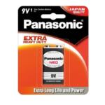 Panasonic Neo Manganese 9V Battery 1 PCS – 6F22NT/1B