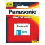 Panasonic Photo Lithium 6V 2CR-5W Battery – 2CR-5W/1BE