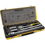 Stanley 24Pcs 1/2 6PTS Socket Set in Metal Tin – STMT74183-8