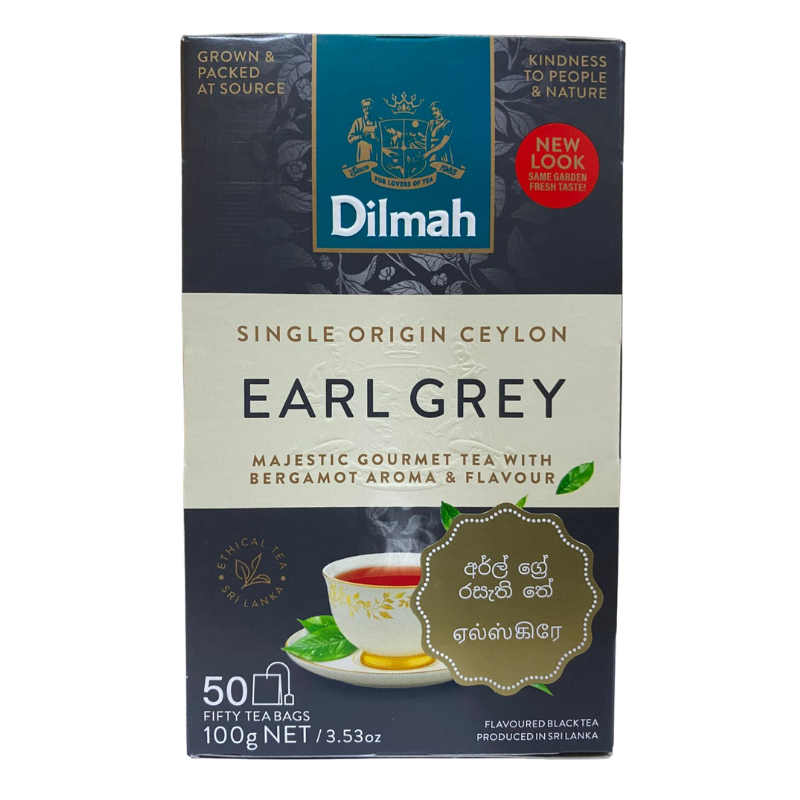 Dilmah Earl Grey Tea - 50 Tea Bags