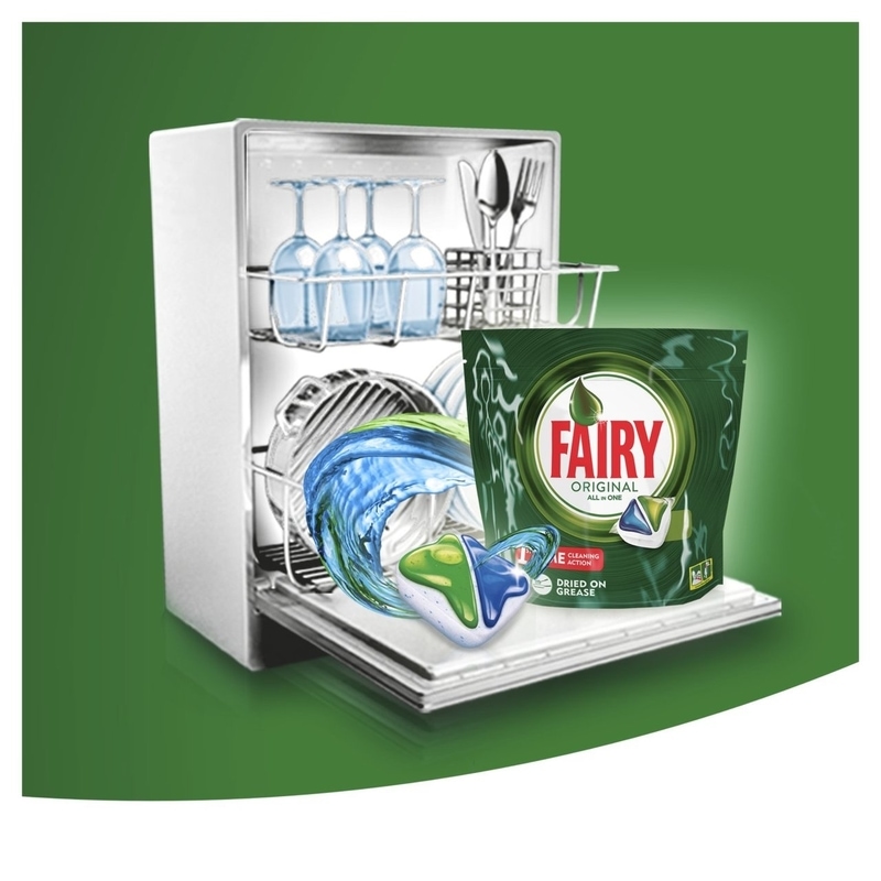 Fairy Original All In One Dishwasher Tablets Pack of 115 Jungle.lk