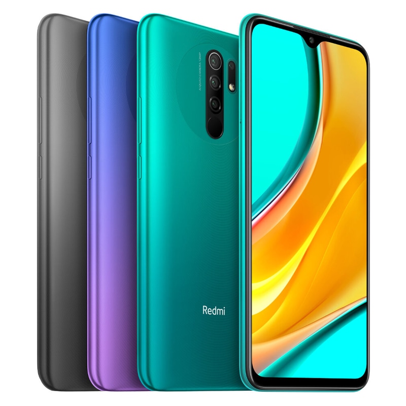 Xiaomi Redmi 9 Mobile Phone With 64GB 4GB RAM 6.53 inch FHD Dot Drop