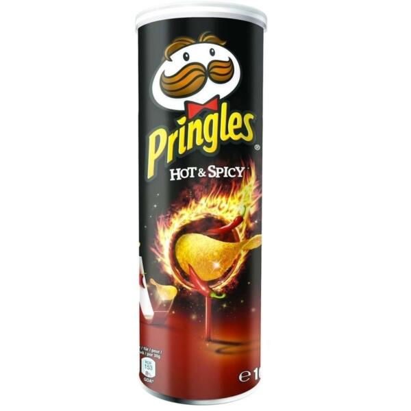 Pringles Hot & Spicy Crisps -165g - Jungle.lk