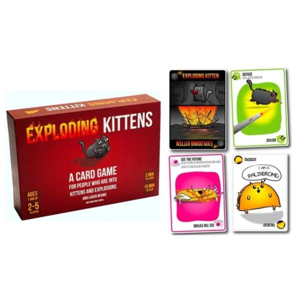 Exploding Kittens Card Game - Jungle.lk