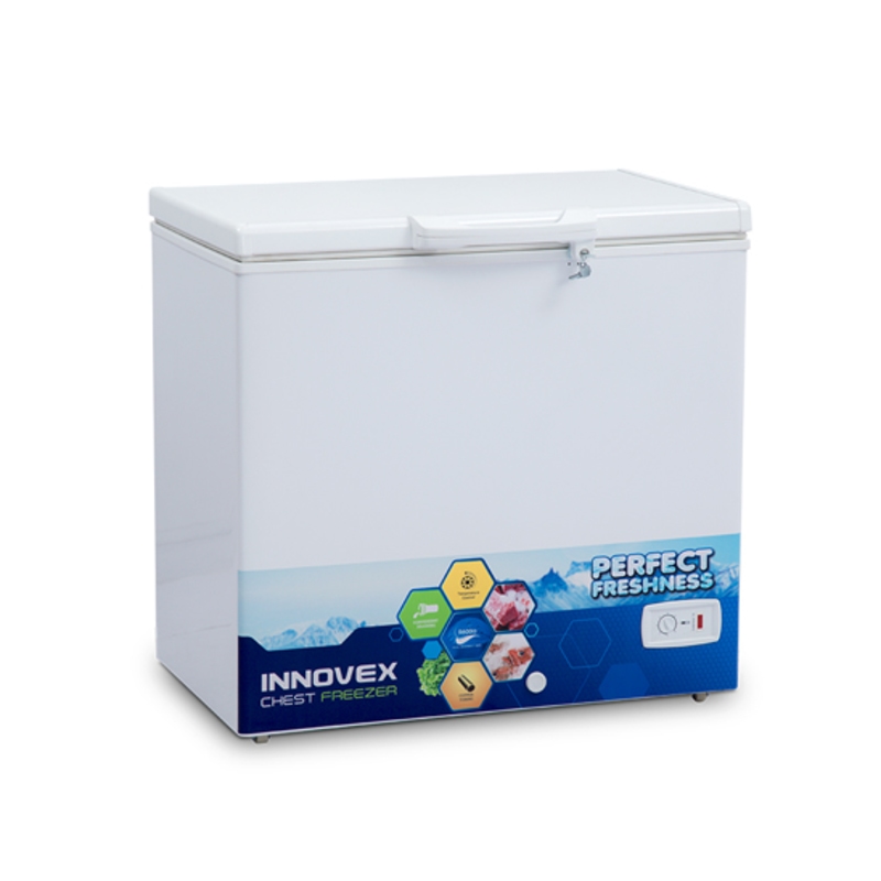 Innovex 200L Deep Chest Freezer White - ICHF20D2