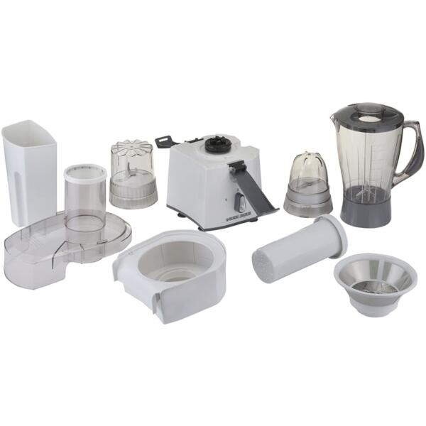 Black & Decker 500W Juicer + Blender + Grinder + Mincer JBGM600B5