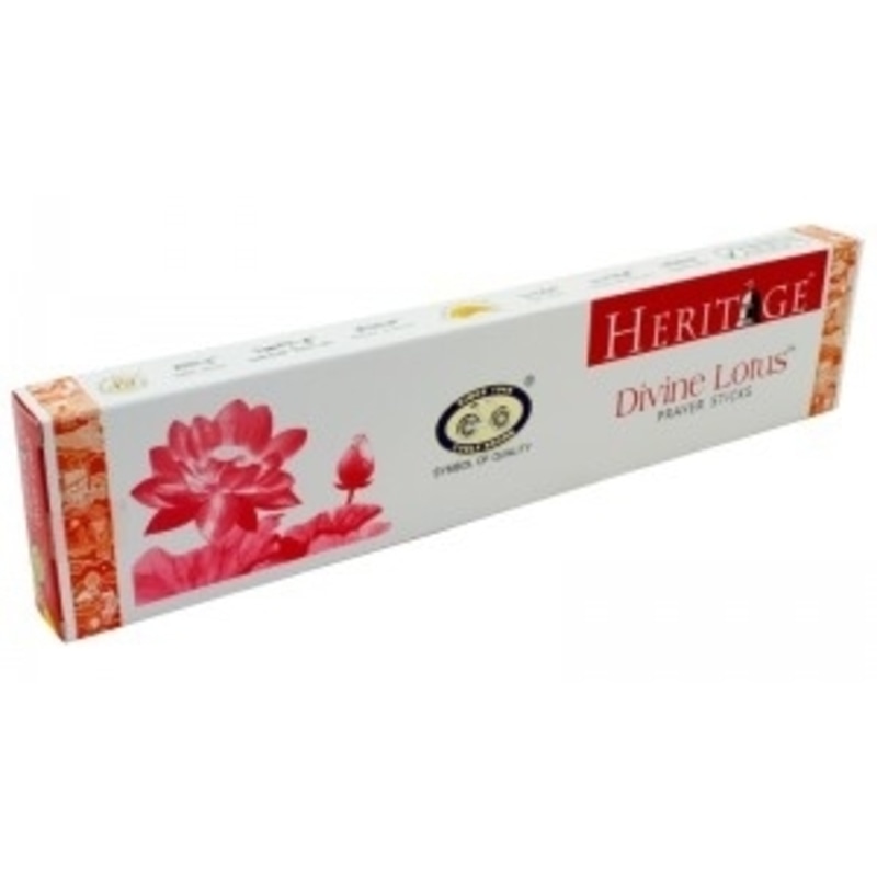 Heritage 24 Incense Sticks Divine Lotus 31G