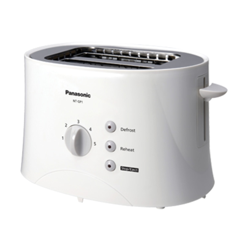 Panasonic 680W Pop-Up Toaster - White - NT-GP1