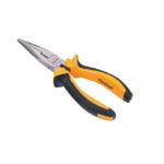 Hoteche 6″/160mm Double Color PVC Handle Long Nose Plier -100104