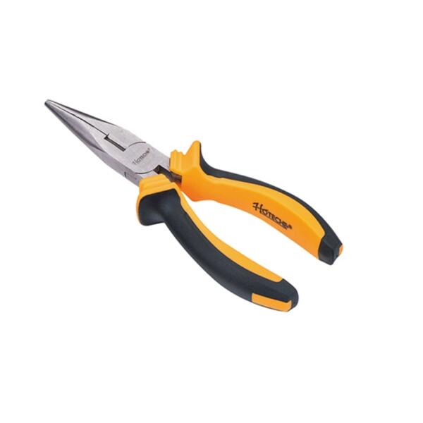 Hoteche 8"/200mm Double Color PVC Handle Long Nose Plier - 100106