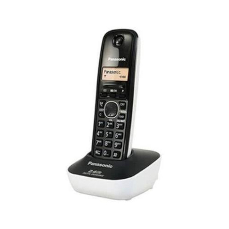 Panasonic Single Line 2.4 Digital Cordless Phone Black/White - KX-TG3411SX
