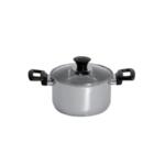 Innovex Stainless Casserole Pan With Glass Lid 18cm x 9cm – ICR002
