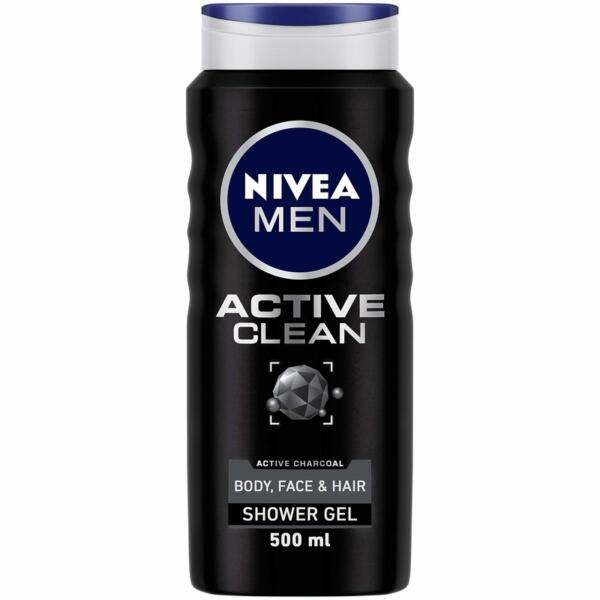 Nivea Men Active Clean Shower Gel - 500ml