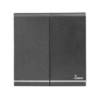 Dimo Lumin 2 Gang 2 Way Switch Black – L822L/H