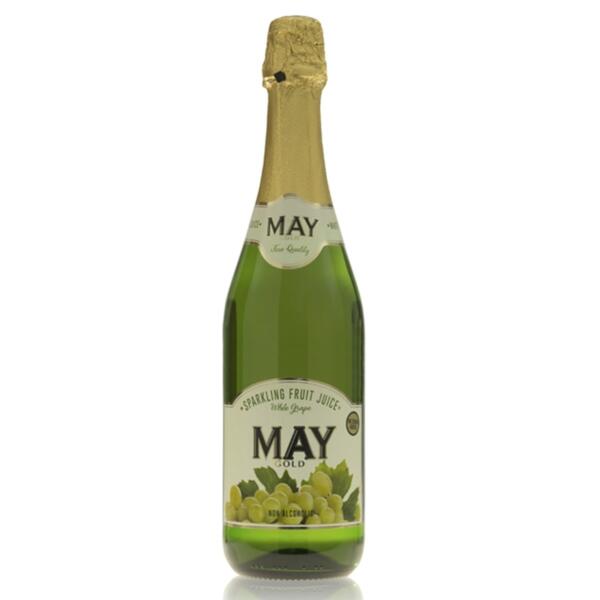 May Gold Non Alchoholic Sparkling White Grape Wine 750ml Jungle.lk