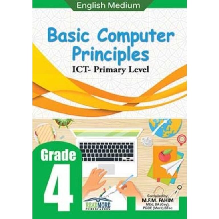 Basic Computer Principles ICT - Primary Level Grade 04 - Jungle.lk