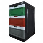 Daxer 3 Drawer Plastic Cupboard Multi Colour – DDC 02C