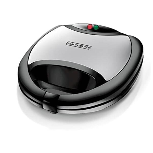 Black & Decker 750W 2 Slice Sandwich Maker - TS2000-B5
